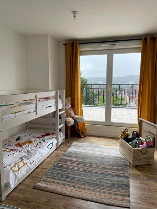 Appartement 3P Gare Terrasse Et Parking Prive Franconville  Exteriér fotografie